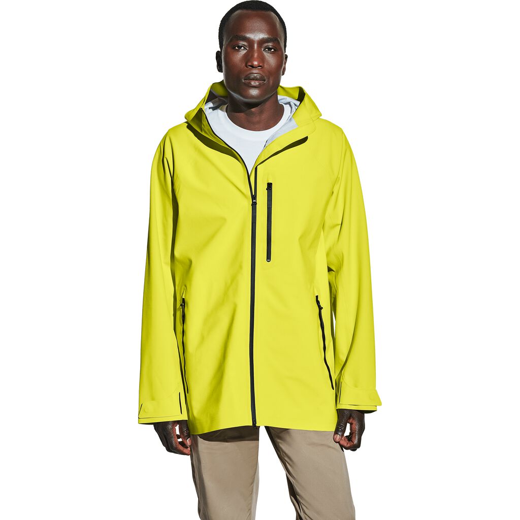 Jack Wolfskin STORMSHELL hardshell μπουφαν ανδρικα κίτρινα γκρι | GR9036730